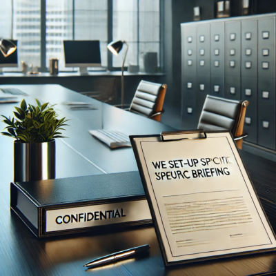 we set up your specific briefing for your corporate headshots