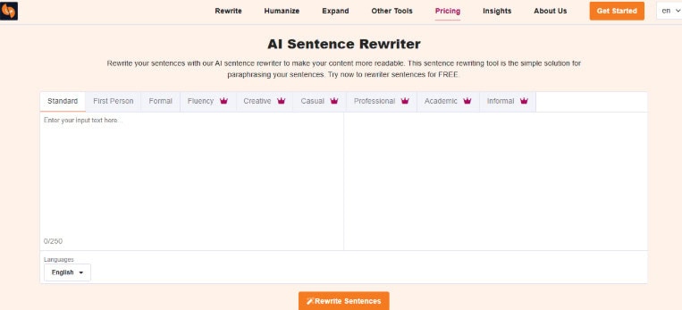Sentence Rewriter