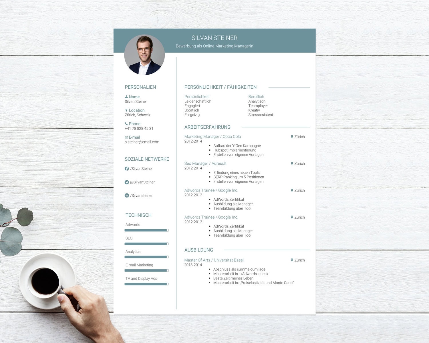 CV Template The simple and super light