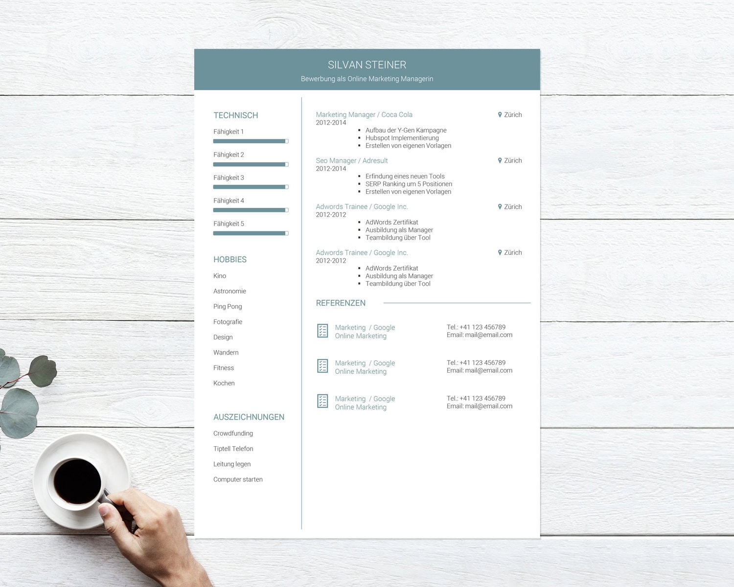 CV Template The simple and super light