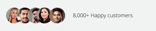 Trusted by 8000+ customers