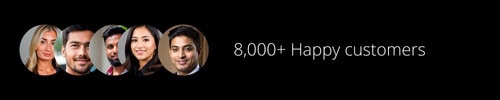 8000+ happy customers