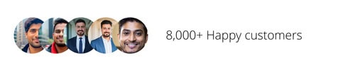 Trusted by 8000+ customers