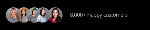 8000+ happy costumers