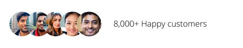 Trusted by 8000+ customers